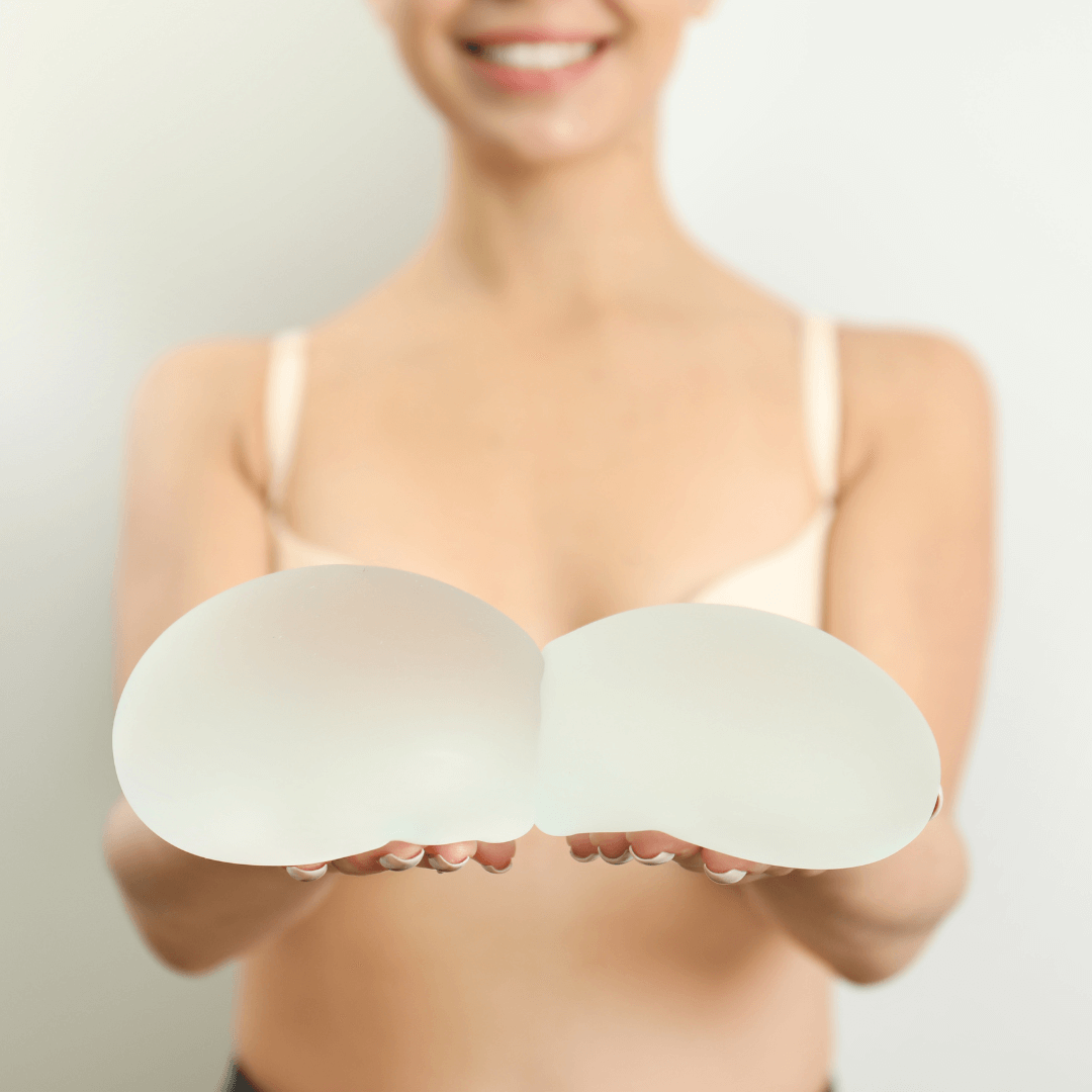 Woman Drop Beige Full Cup Breast Enhancers Pads Silicone Breast