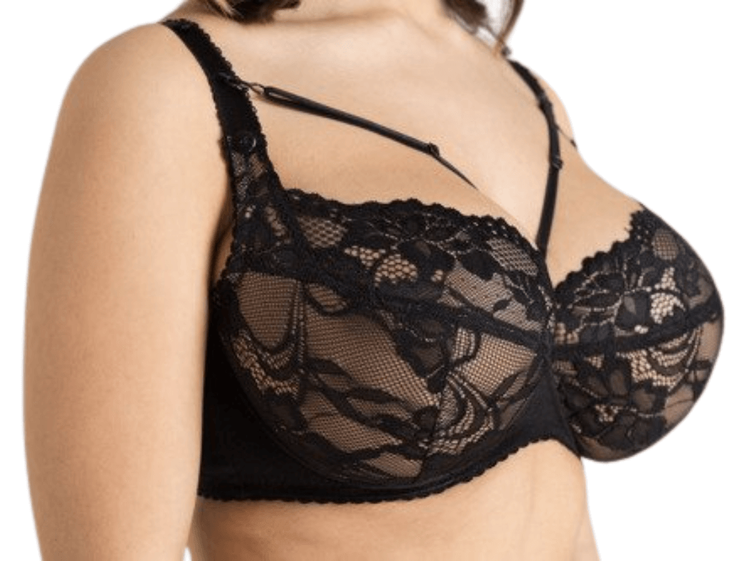 Gorsenia - Just Black Bra with Removable Strap